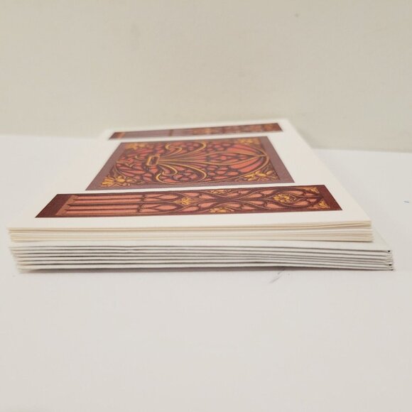 Vtg Middle Ages Patterns Mid Century Blank Note Greeting Cards Stuart Hall - Picture 5 of 5